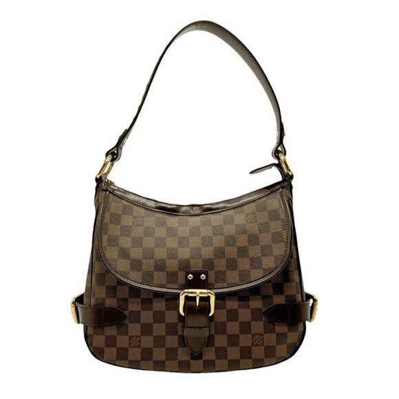 Auth LOUIS VUITTON Damier Highbury Shoulder Bag Brown N51200 - z2595
